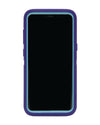 WallSkiN Turtle Series Cases for Samsung Galaxy S8 (Only) Tough Protection with Kickstand & Holster - Ambition (Purple/Beau Blue)