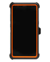 WallSkiN Turtle Series Cases for Samsung Galaxy Note 8 (Only) Tough Protection with Kickstand & Holster - Sensation (Black/Orange)