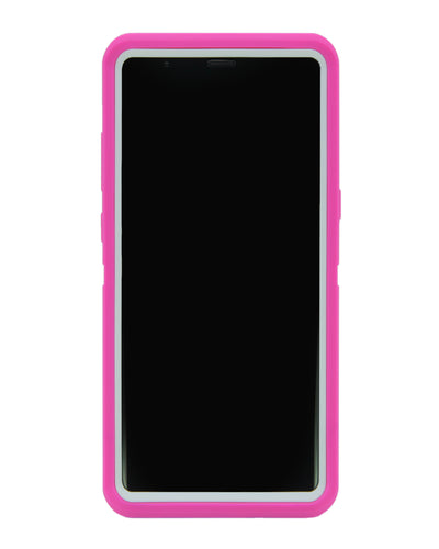 WallSkiN Turtle Series Cases for Samsung Galaxy Note 8 (Only) Tough Protection with Kickstand & Holster - Sweet (Pink/White)
