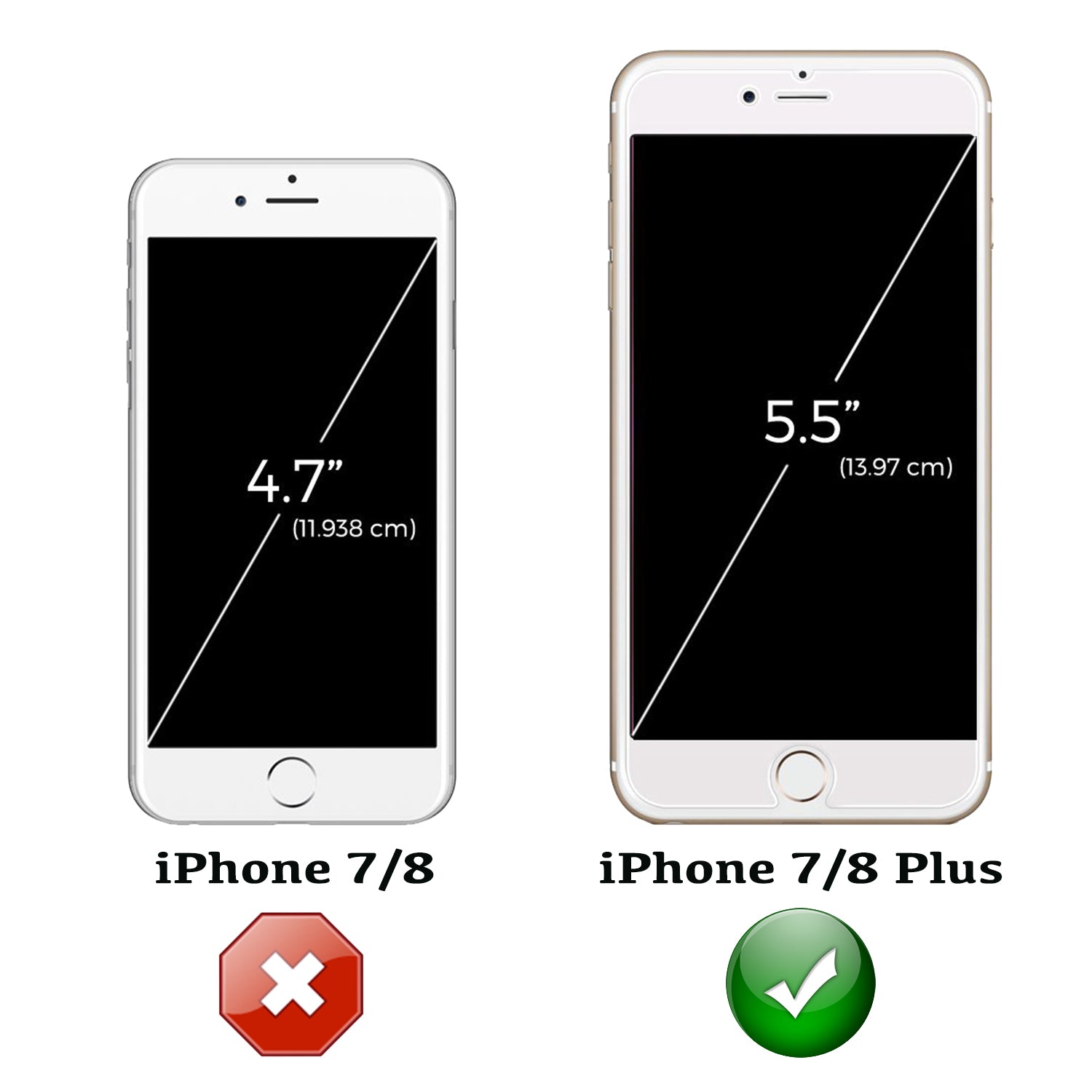 Size Comparison Are The Iphone 7plus And 8plus The Same Size